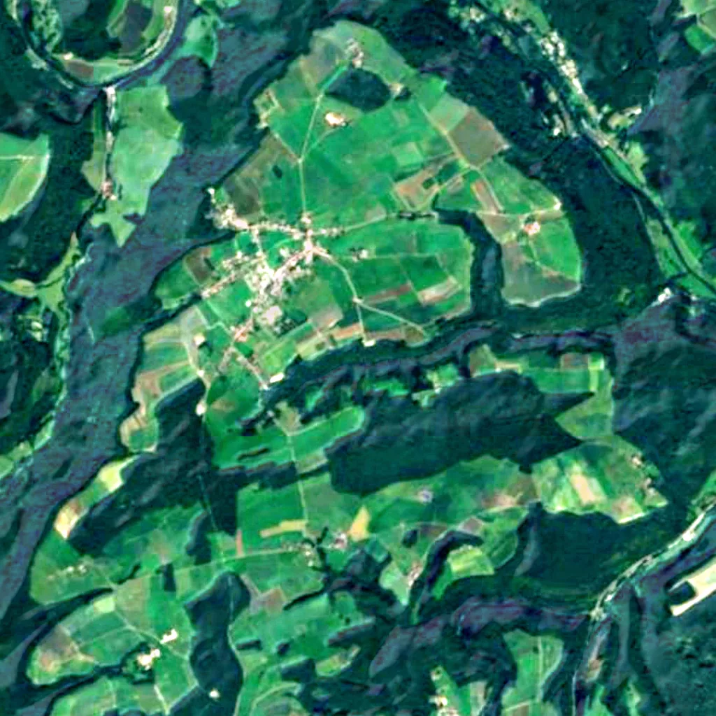 The ground above Hohllay (Sentinel-2)
