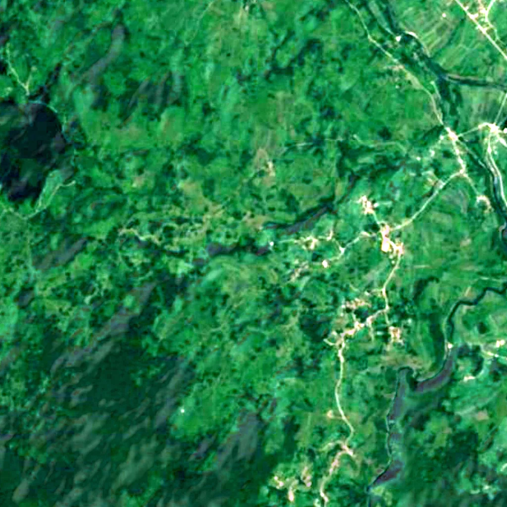 The ground above Hrustovačka pećina (Sentinel-2)