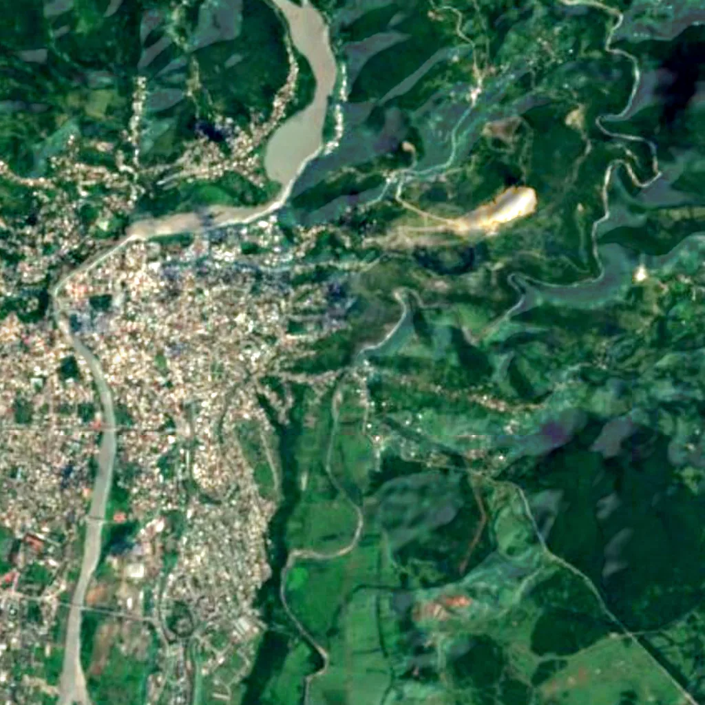 The ground above Iazoni Cave Natural Monument (Sentinel-2)