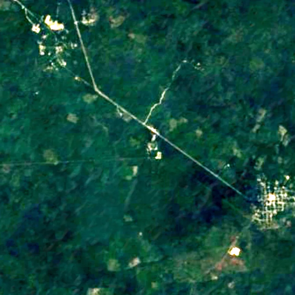 The ground above Ik Kil (Sentinel-2)