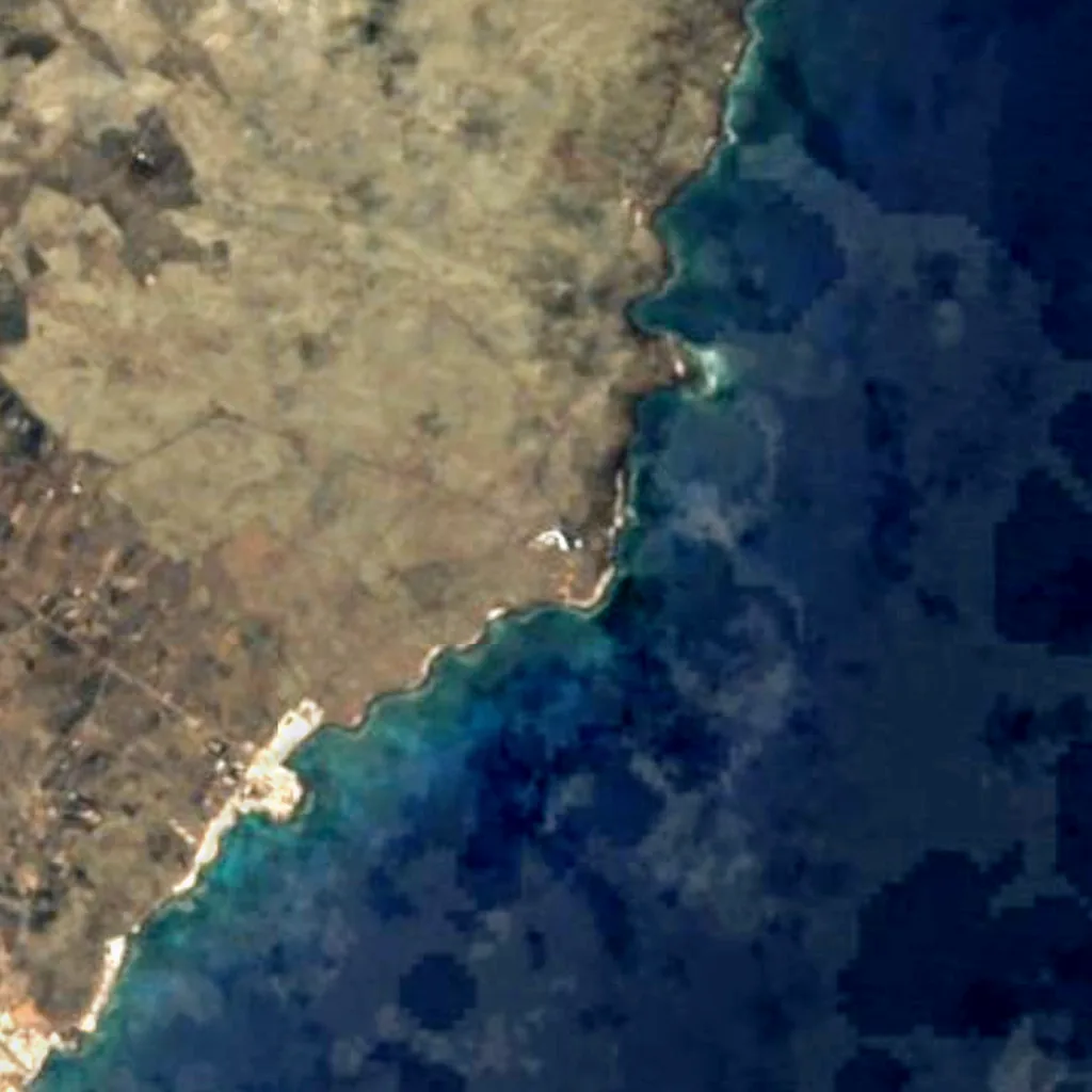 The ground above Jameos del Agua (Sentinel-2)