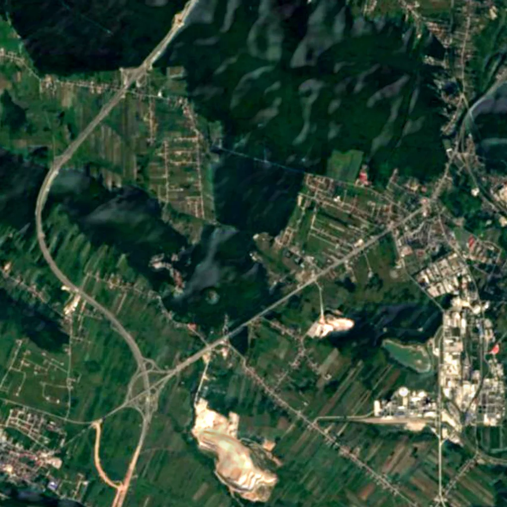 The ground above Jaskinia Raj (Sentinel-2)