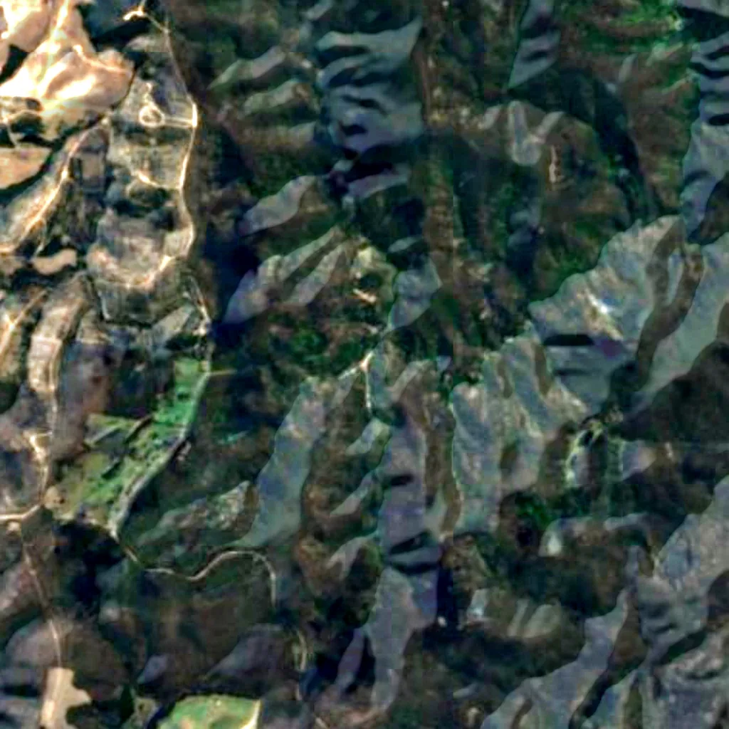 The ground above Jenolan Caves (Sentinel-2)