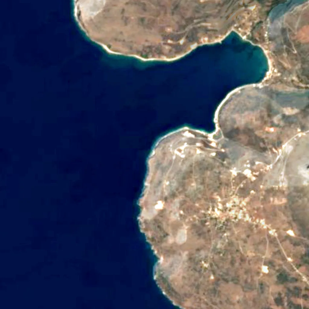 The ground above Kalamakia Cave (Sentinel-2)