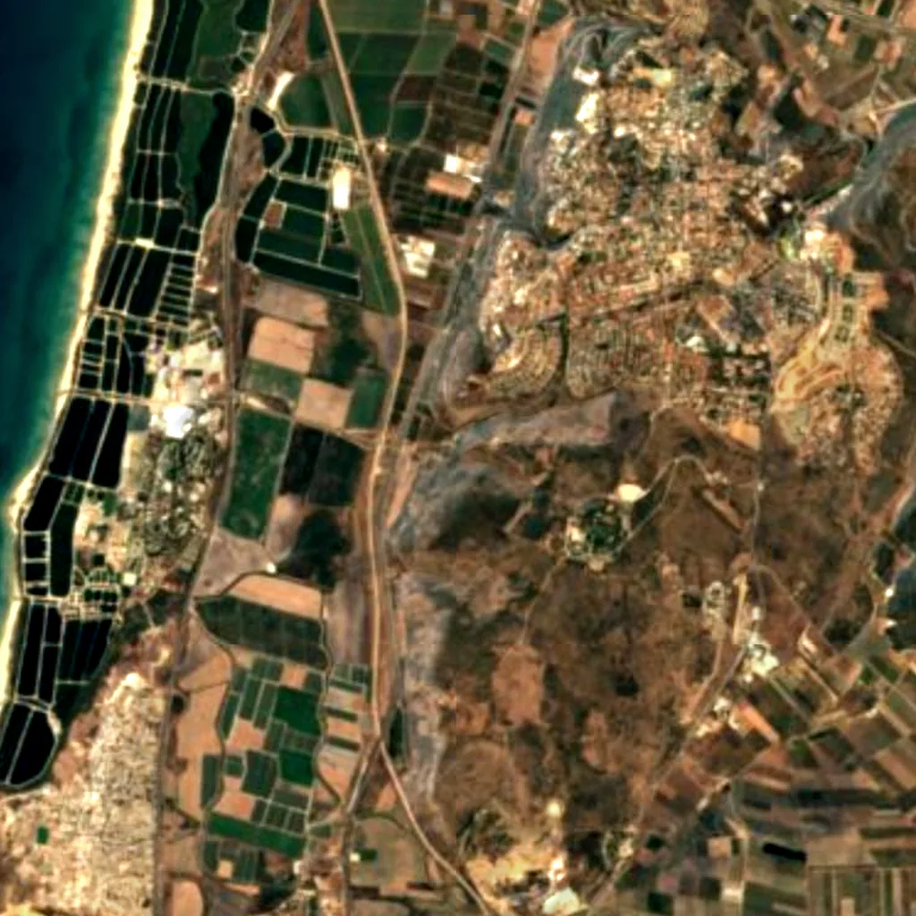 The ground above Kebara Cave (Sentinel-2)