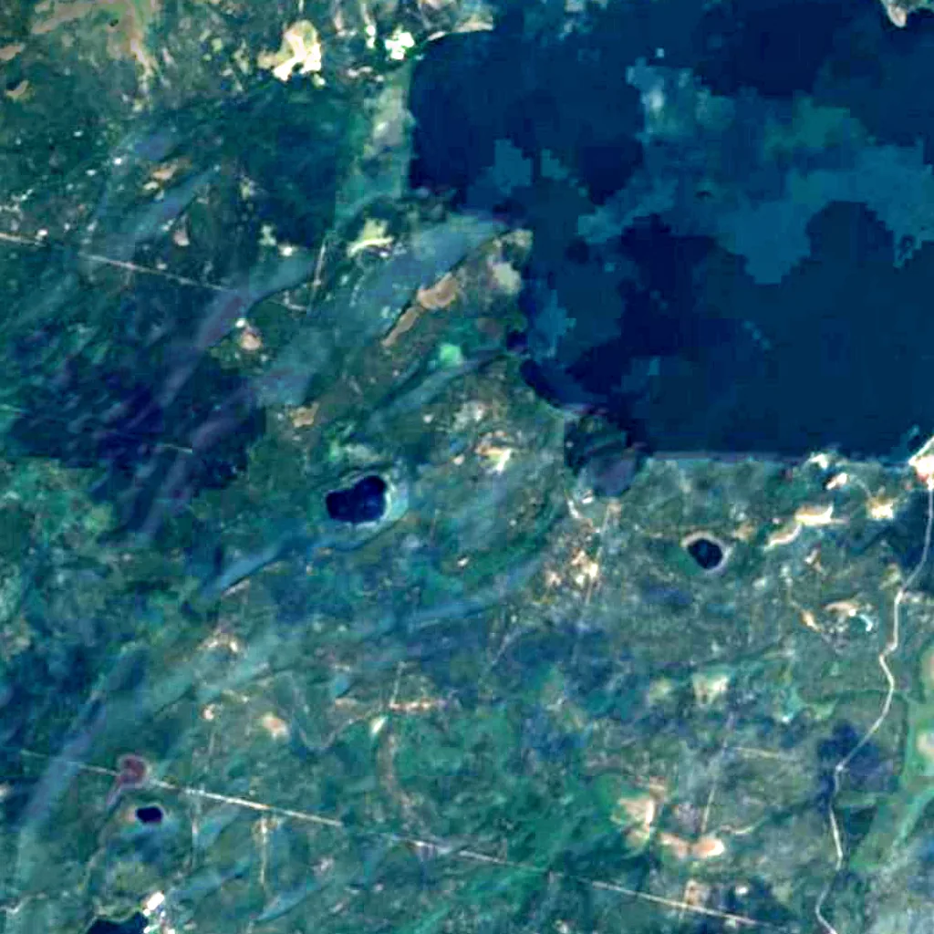 The ground above Kenesary Cave (Sentinel-2)
