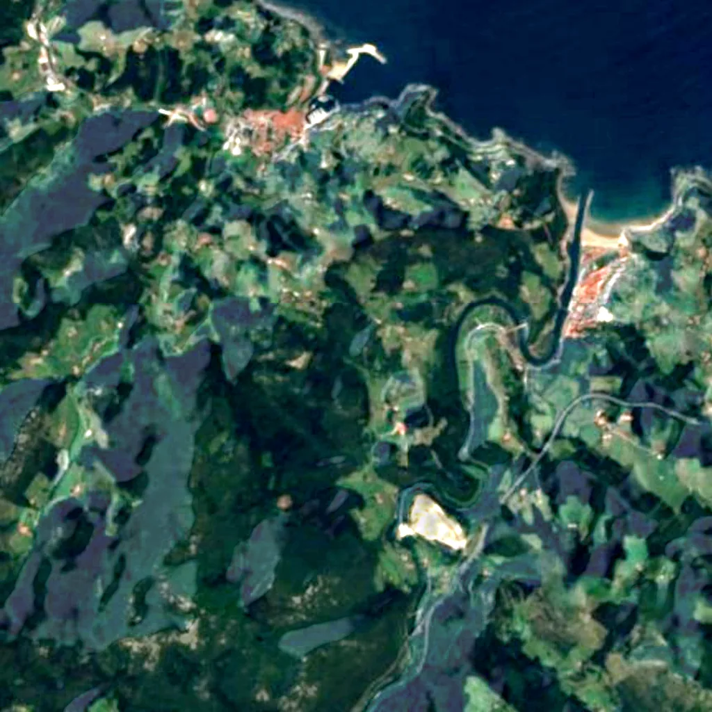 The ground above Kiputz IX (Sentinel-2)