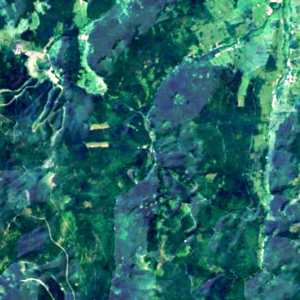 The ground above Kletno Bear Cave (Sentinel-2)