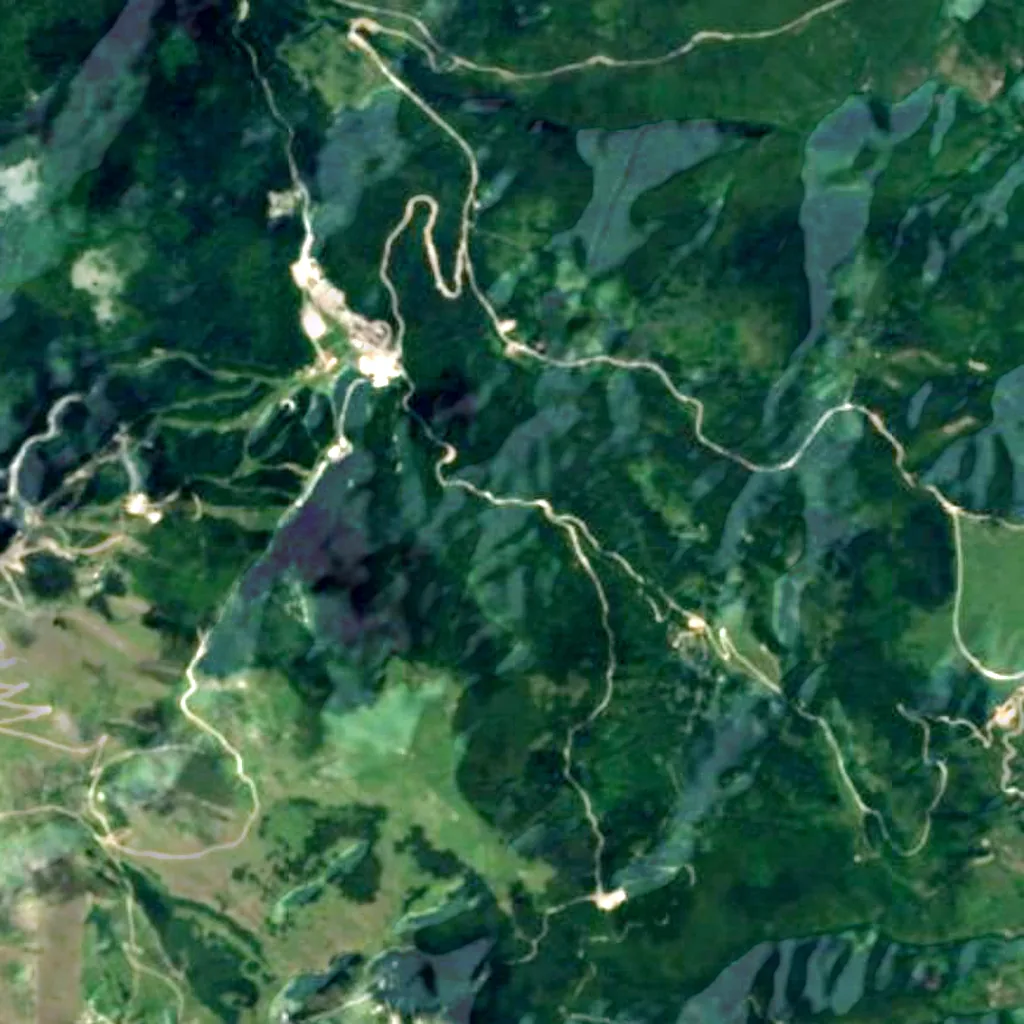The ground above Klokočevica (Sentinel-2)