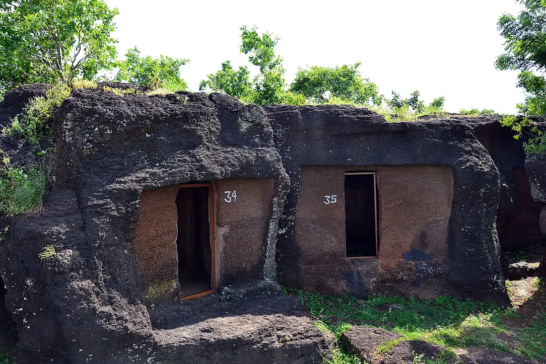 Caves no 34 and 35