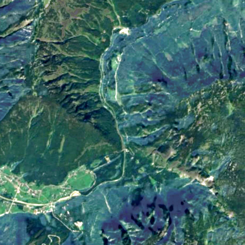 The ground above Koppenbrühlerhöhle (Sentinel-2)