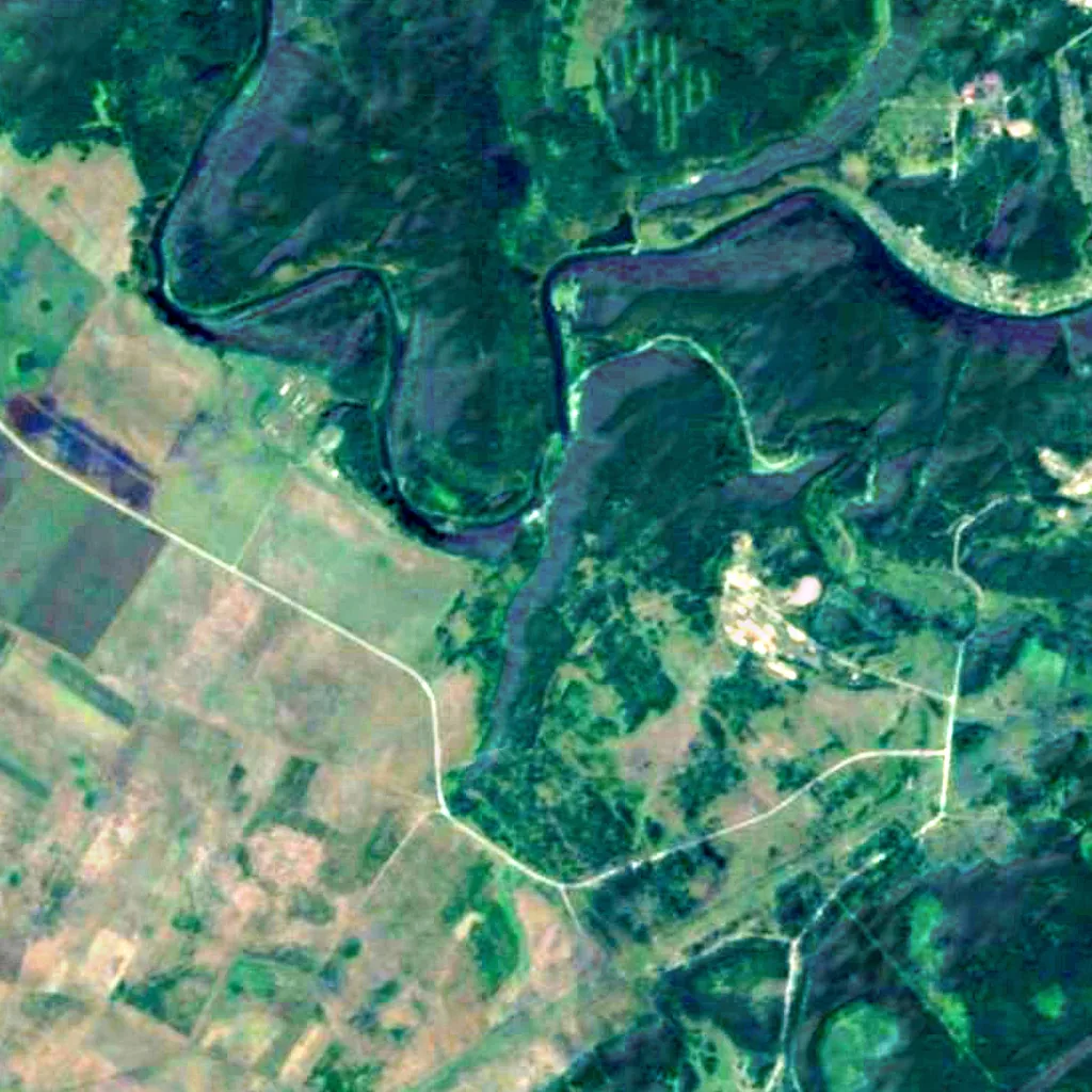 The ground above Kurgazak Cave (Sentinel-2)