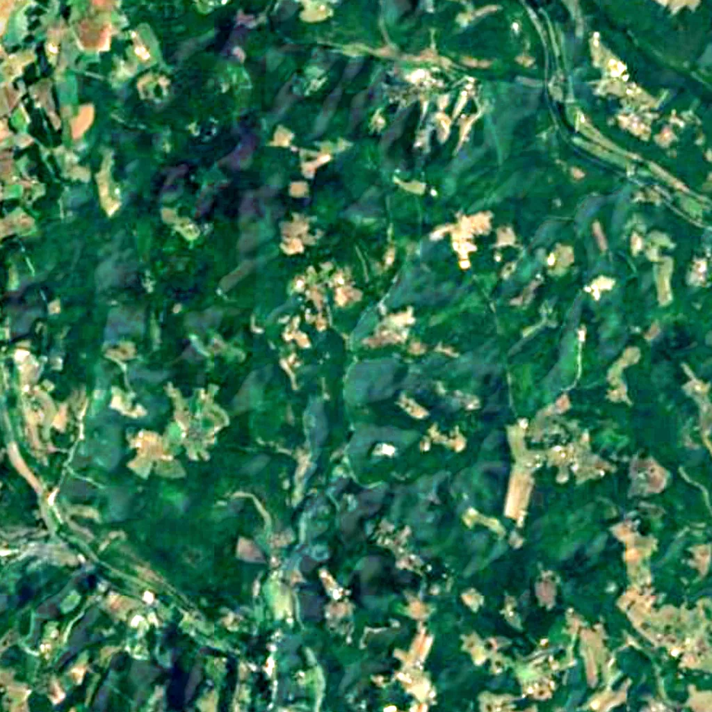 The ground above La Ferrassie (Sentinel-2)