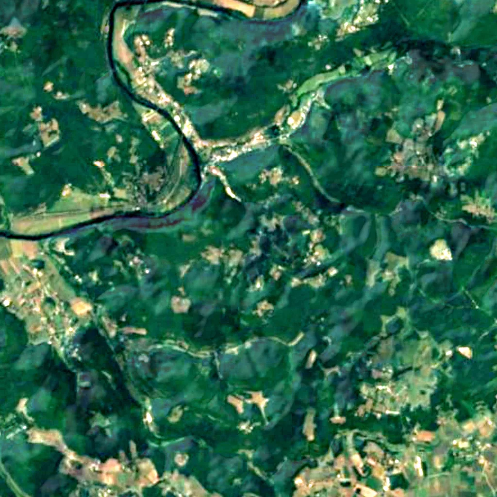The ground above La Mouthe cave (Sentinel-2)