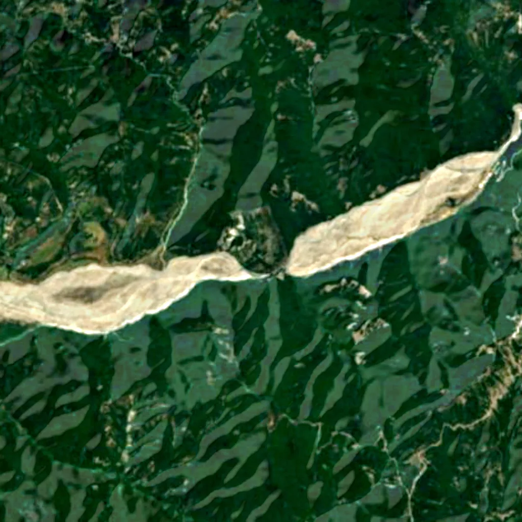The ground above Lake Neuron (Sentinel-2)