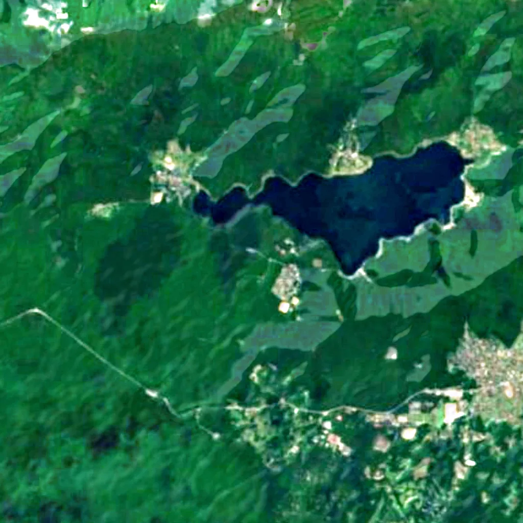 The ground above Lake Sai Bat Cave (Sentinel-2)