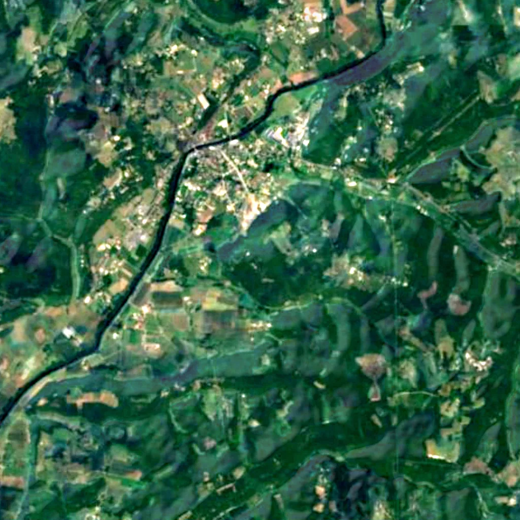 The ground above Lascaux (Sentinel-2)