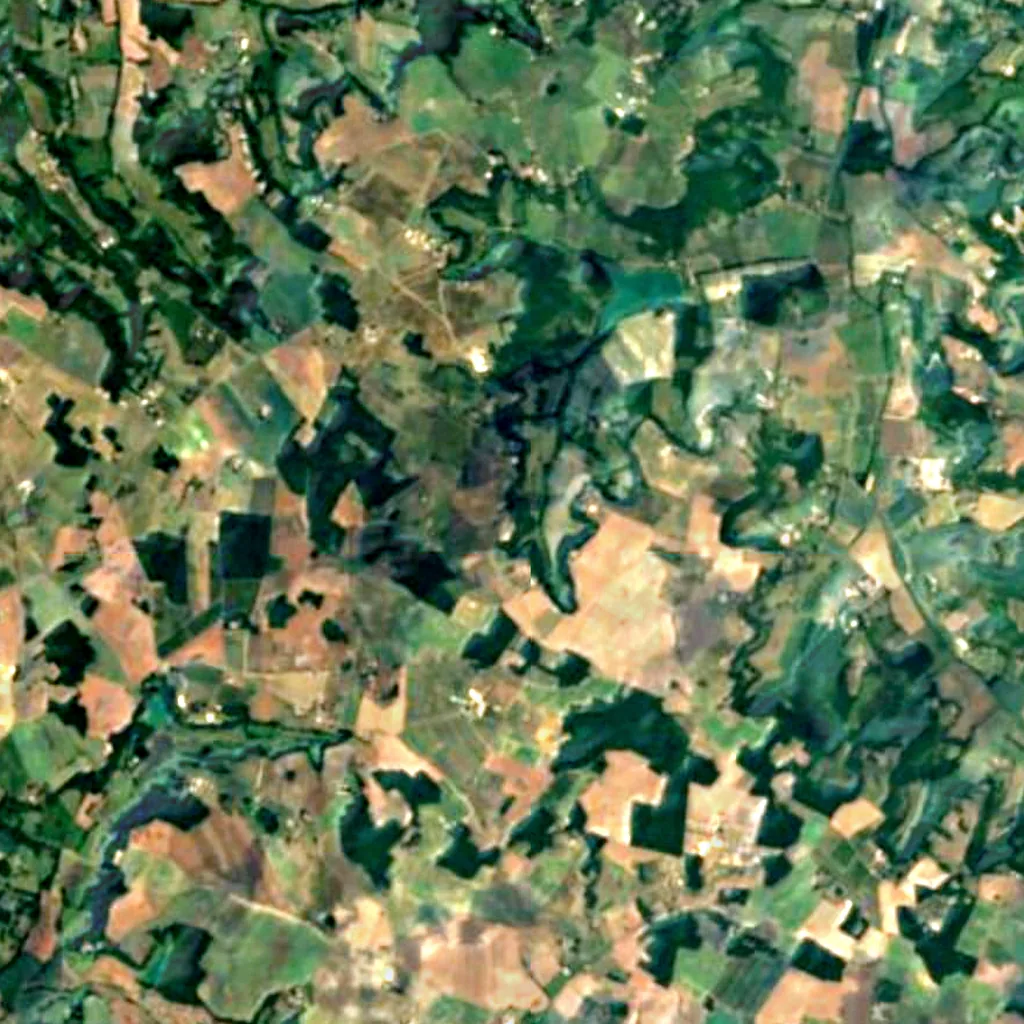 The ground above Lastournelle Cave (Sentinel-2)