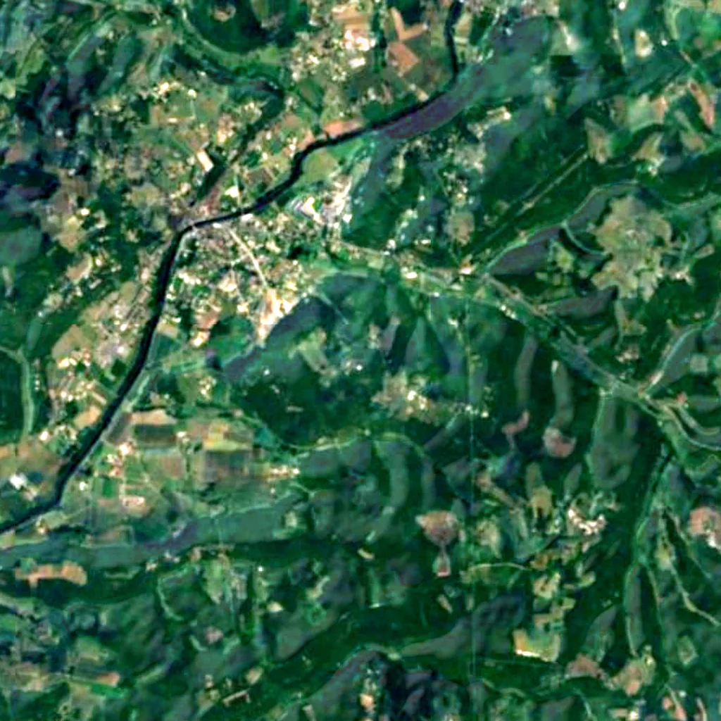 The ground above Le Régourdou (Sentinel-2)