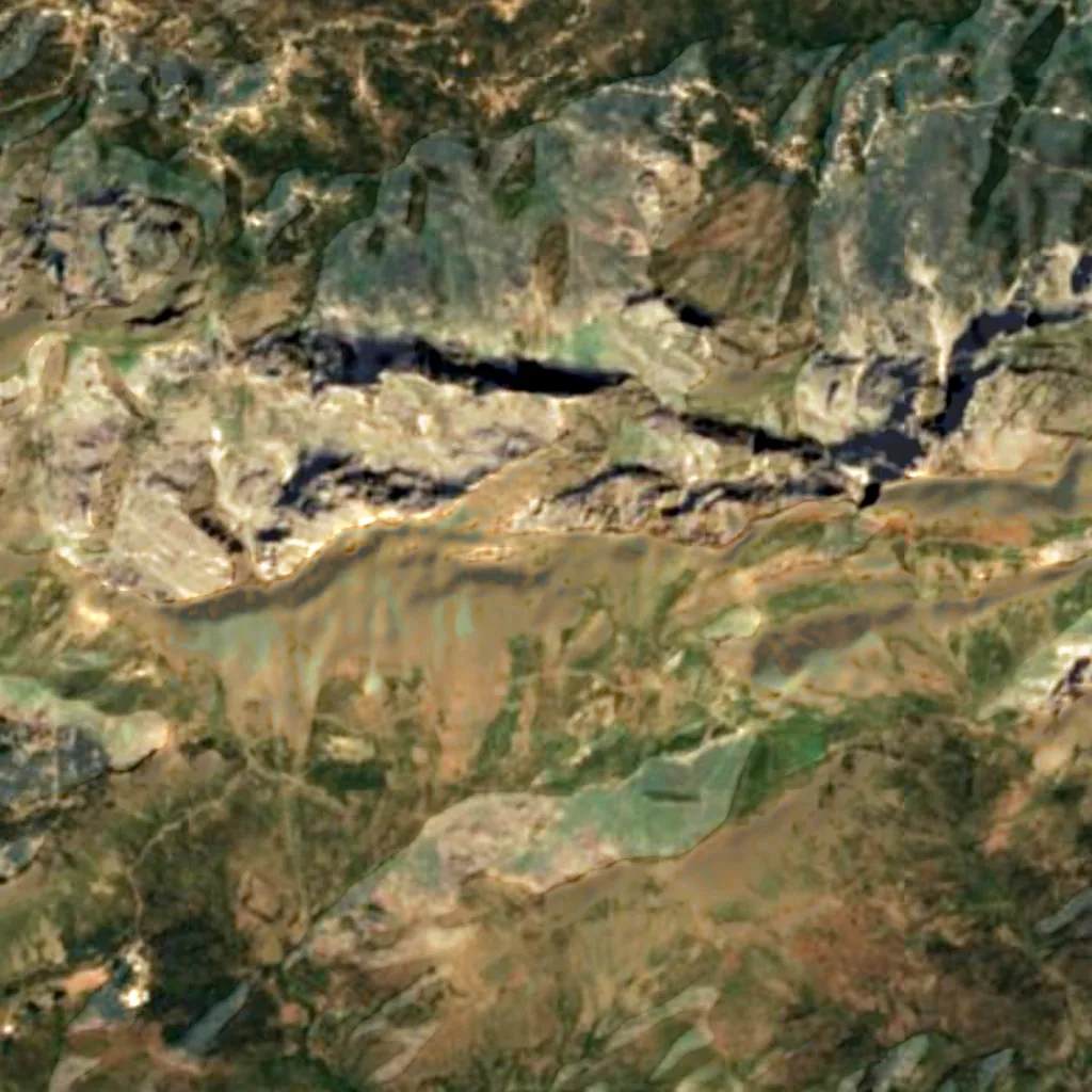 The ground above Leopard Chasm (Sentinel-2)