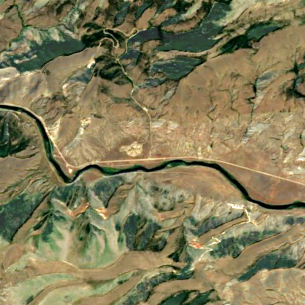 The ground above Lewis and Clark Caverns (Sentinel-2)