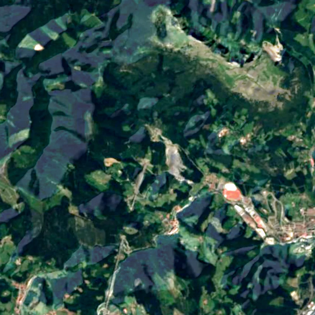 The ground above Lezetxiki (Sentinel-2)
