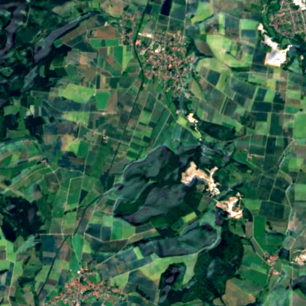 The ground above Lichtenstein Cave (Sentinel-2)