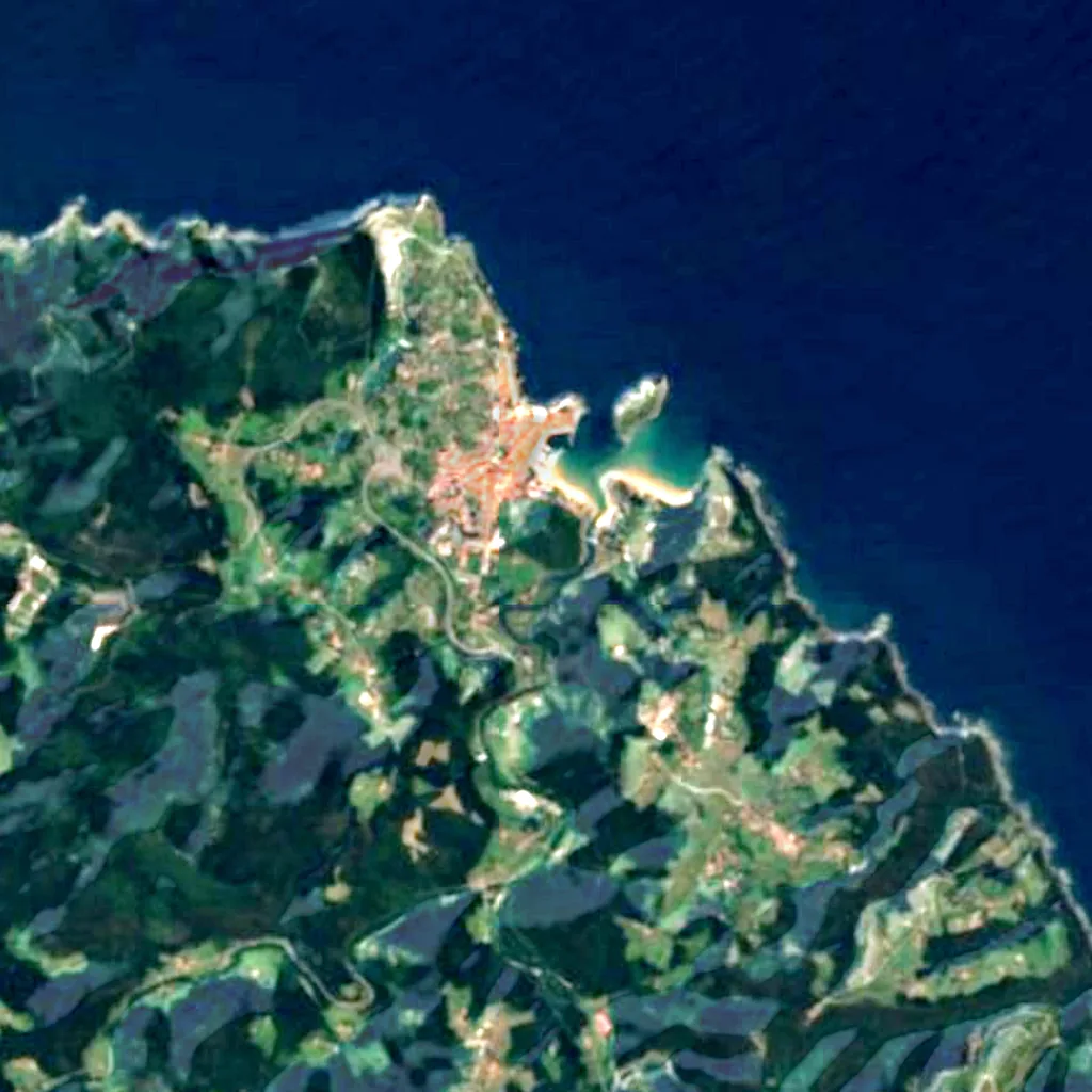The ground above Lumentza cave (Sentinel-2)