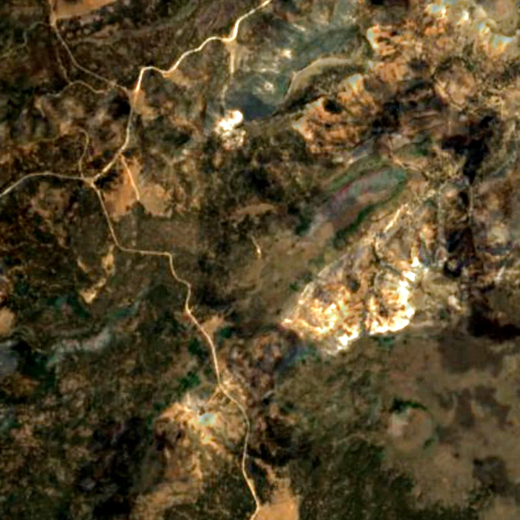 The ground above Mammoth Cave (Sentinel-2)
