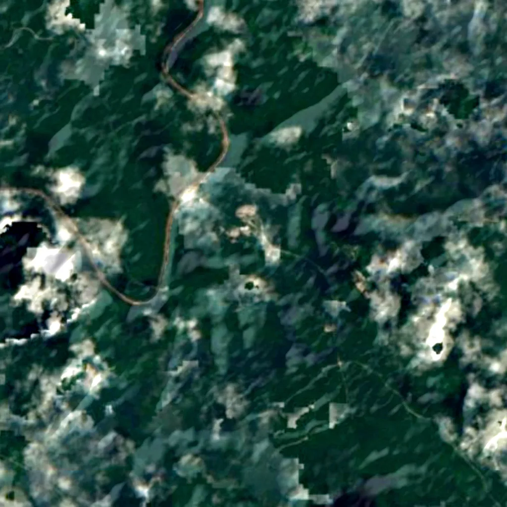The ground above Mammoth Cave (Sentinel-2)