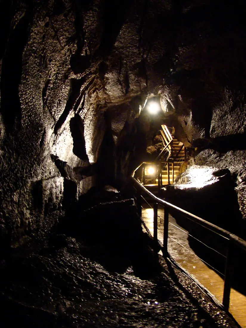 Marble Arch Caves - cave passage and walkway
