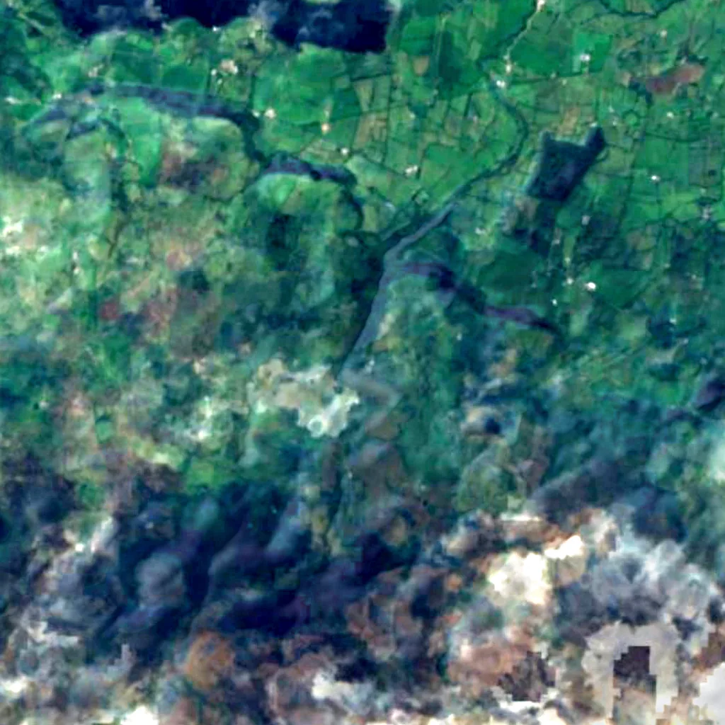 The ground above Marble Arch Caves (Sentinel-2)