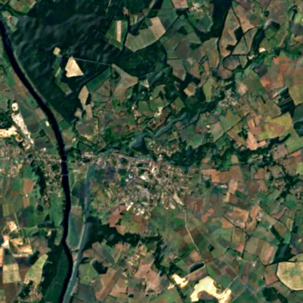 The ground above Marche cave (Sentinel-2)