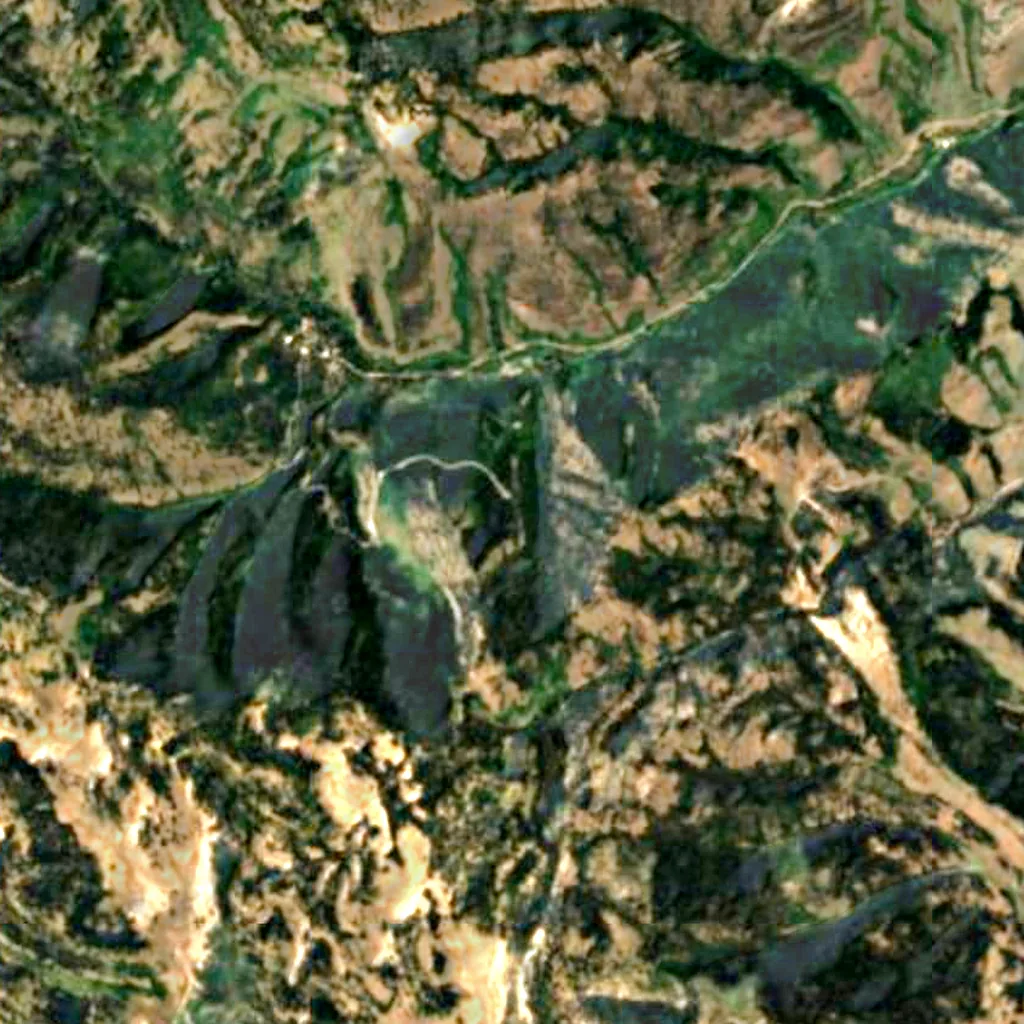 The ground above Minnetonka Cave (Sentinel-2)