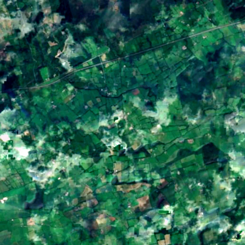 The ground above Mitchelstown Cave (Sentinel-2)