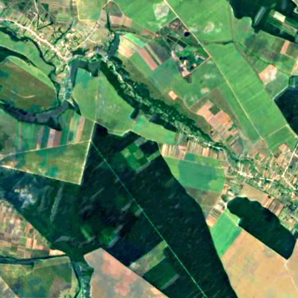 The ground above Mlynky (Sentinel-2)