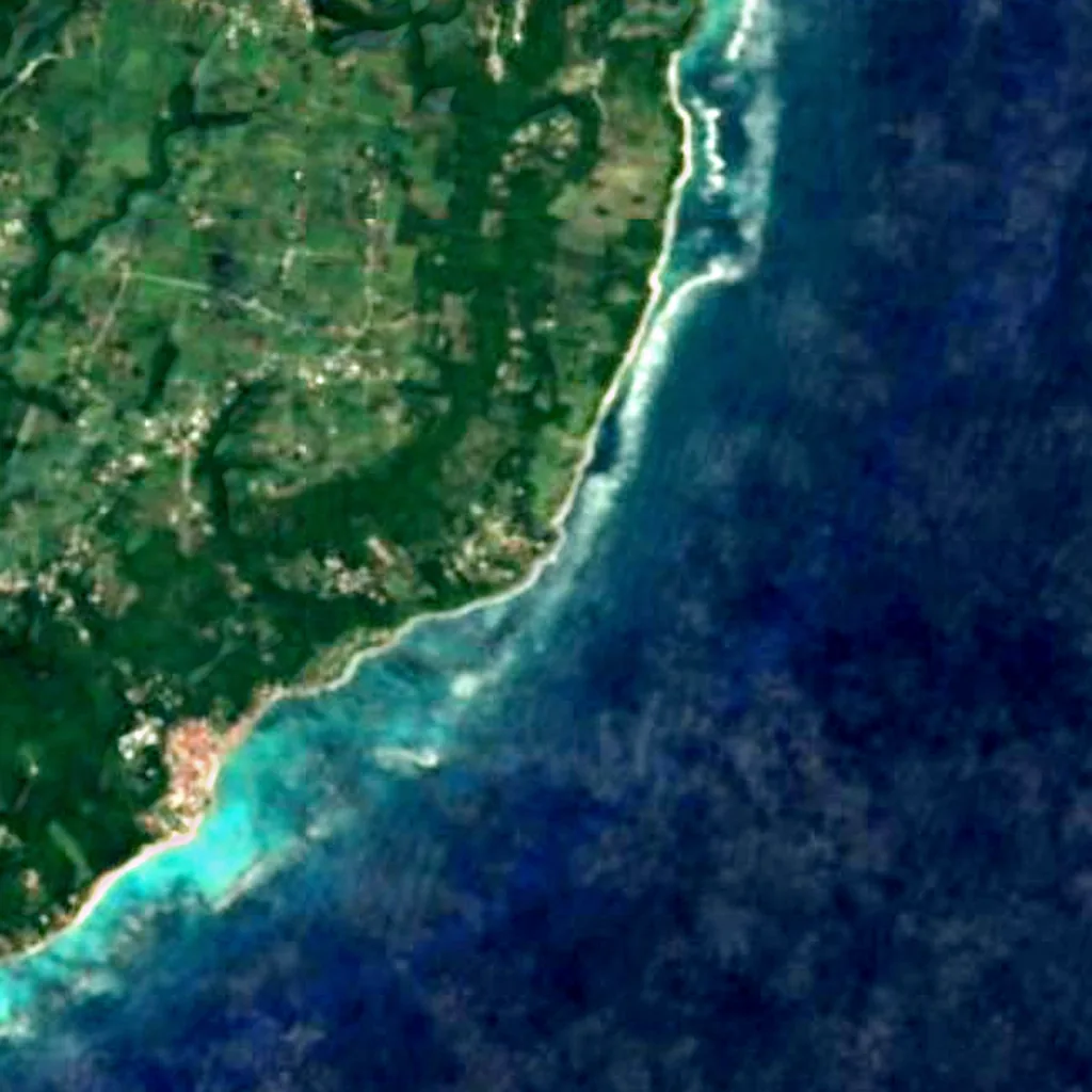 The ground above Morne-Rita cave (Sentinel-2)