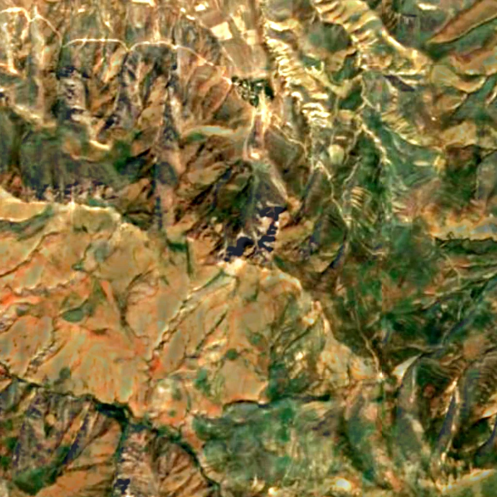 The ground above Mozrov Cave (Sentinel-2)