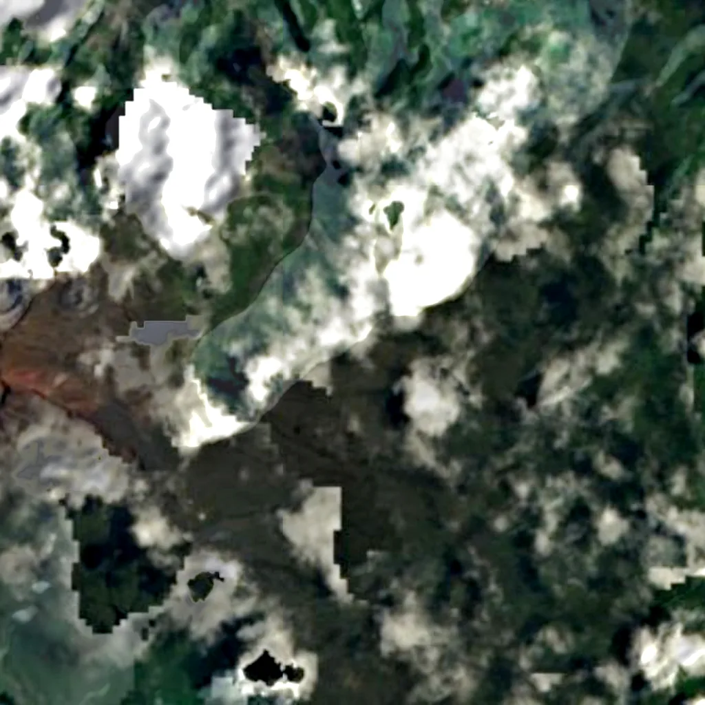 The ground above Mussard cave (Sentinel-2)