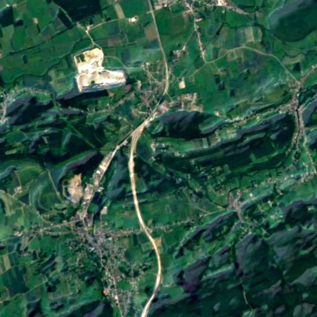 The ground above Neptune Caves (Sentinel-2)