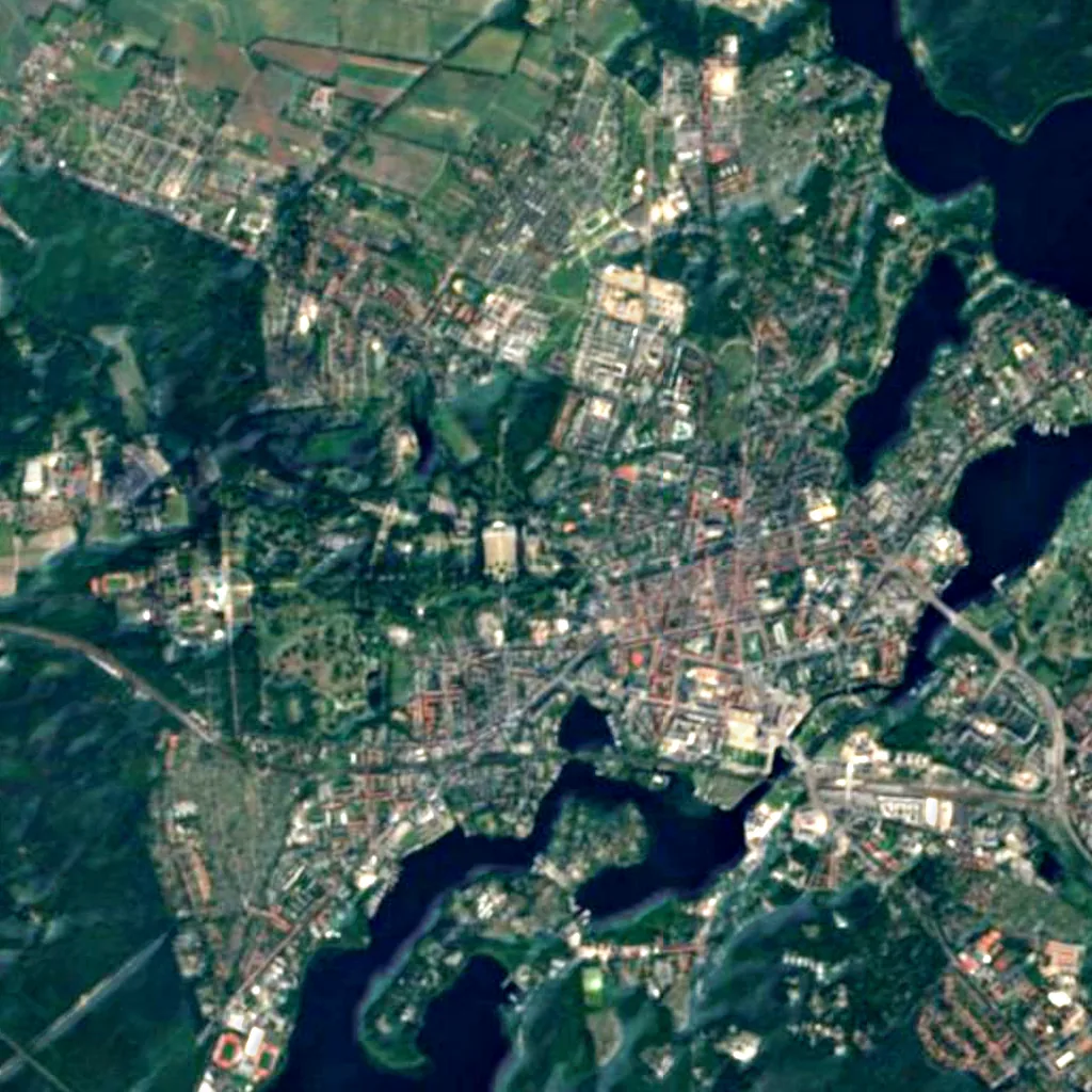 The ground above Neptune Grotto (Sentinel-2)