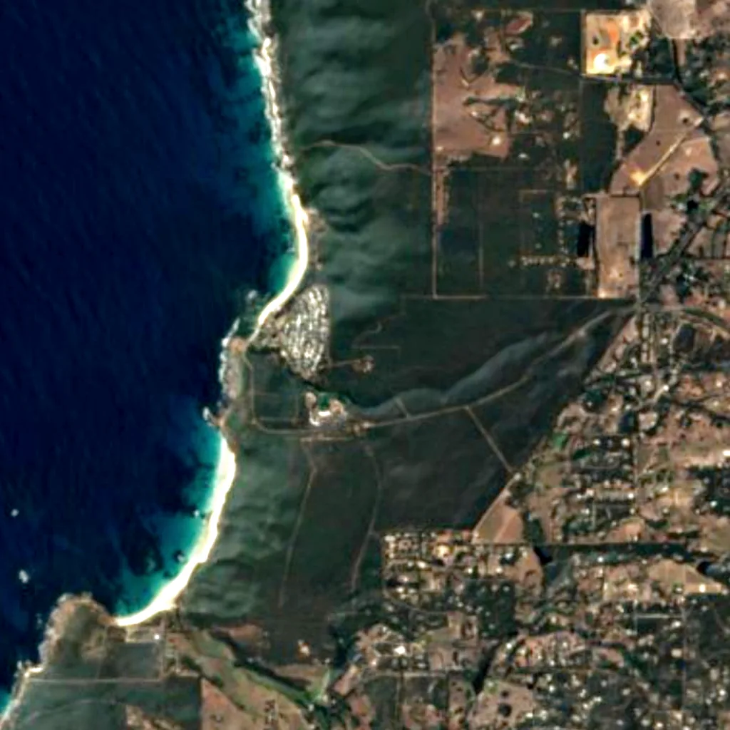 The ground above Ngilgi Cave (Sentinel-2)