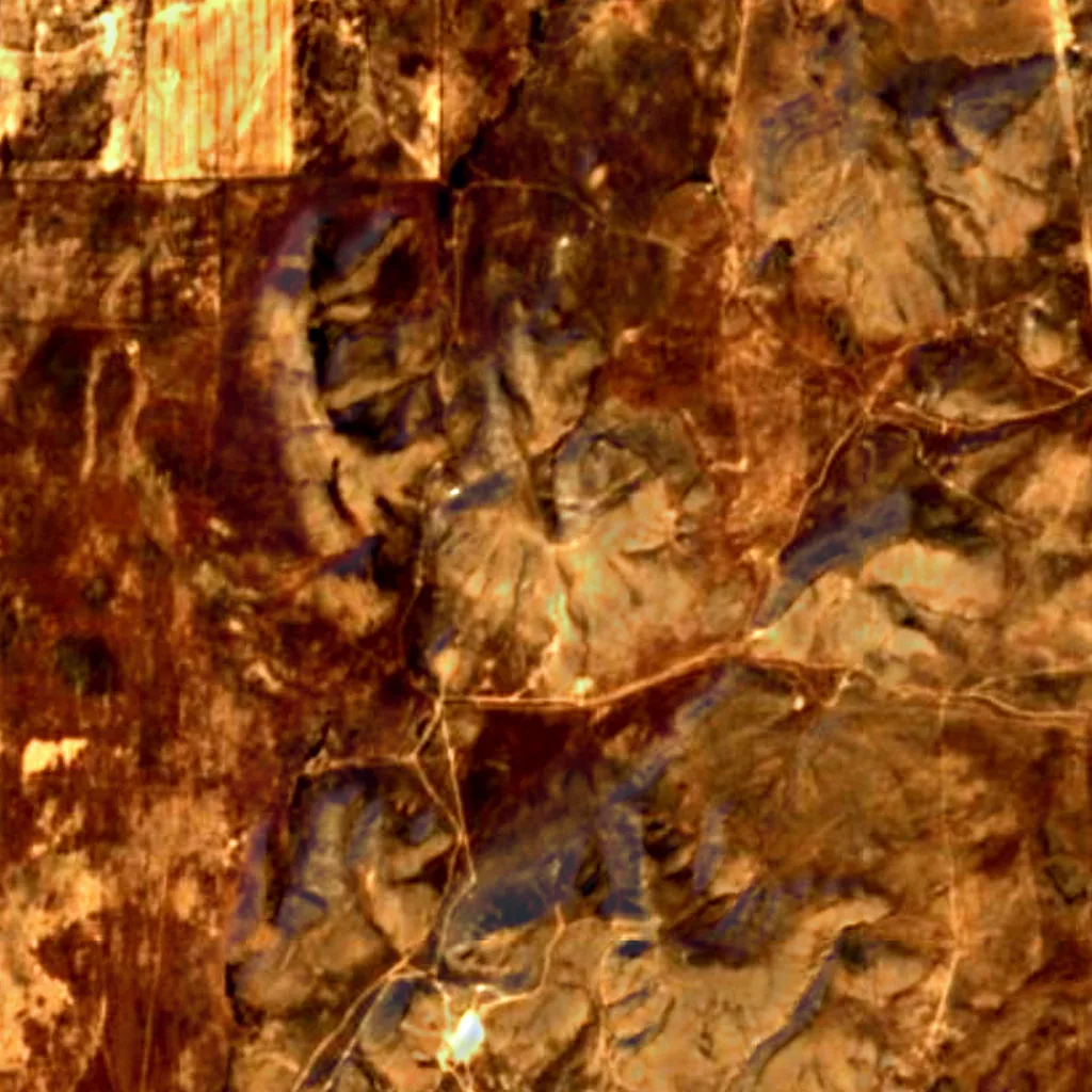 The ground above Nutty Putty Cave (Sentinel-2)