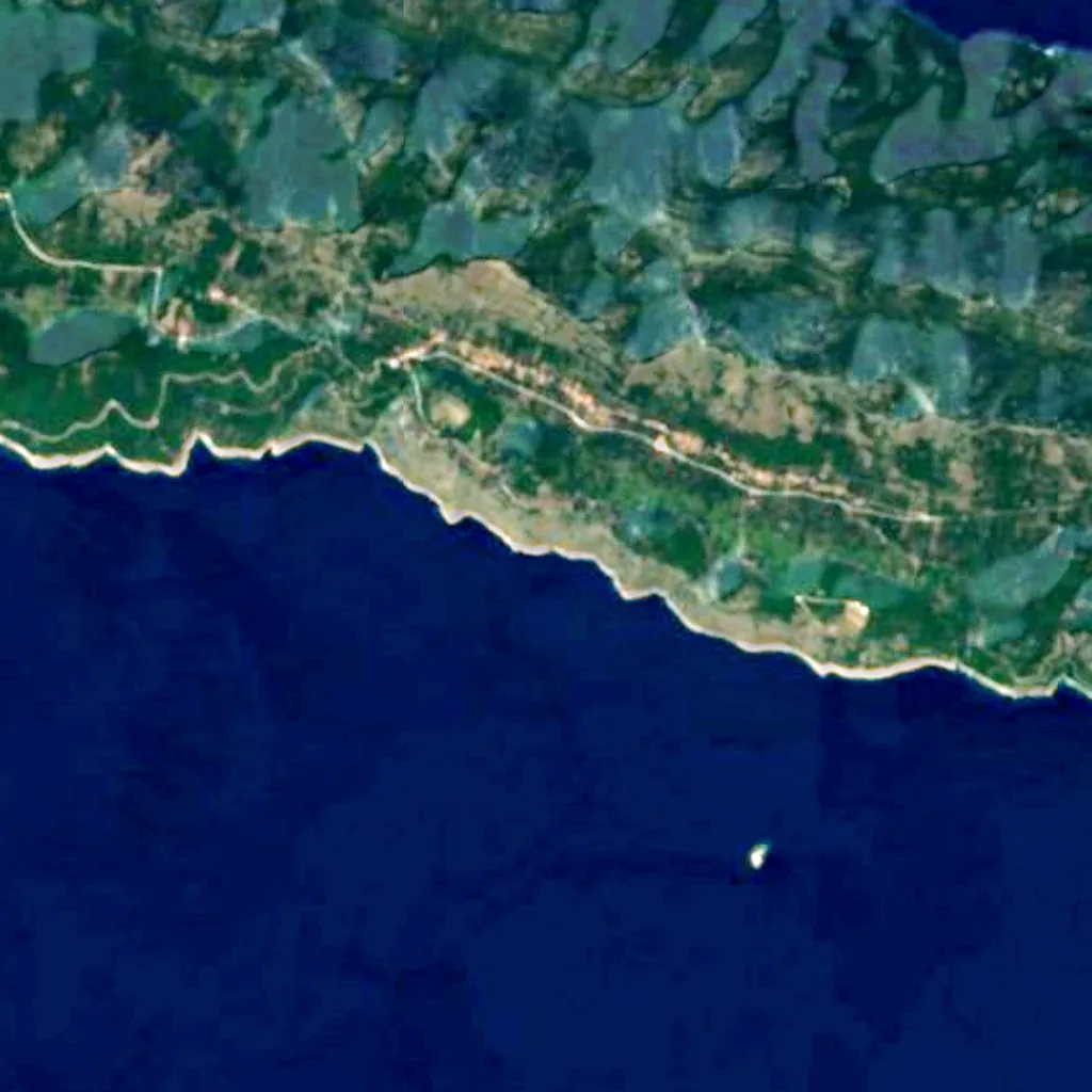 The ground above Odysseus Cave (Sentinel-2)