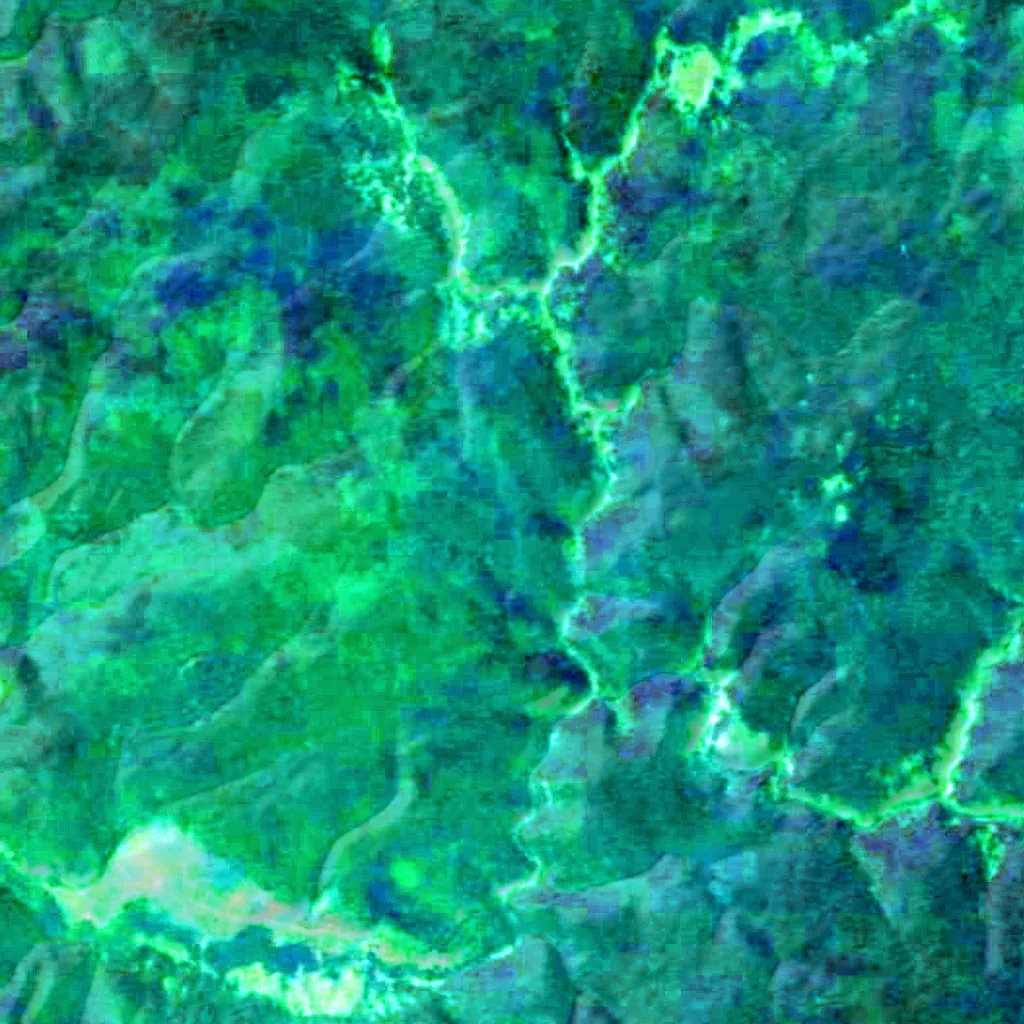 The ground above Olympia Cave (Sentinel-2)