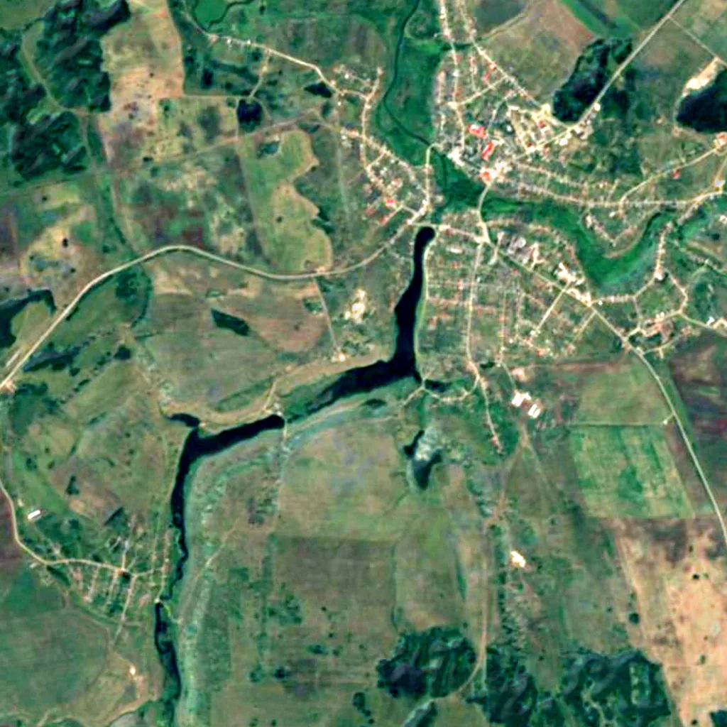 The ground above Orda Cave (Sentinel-2)