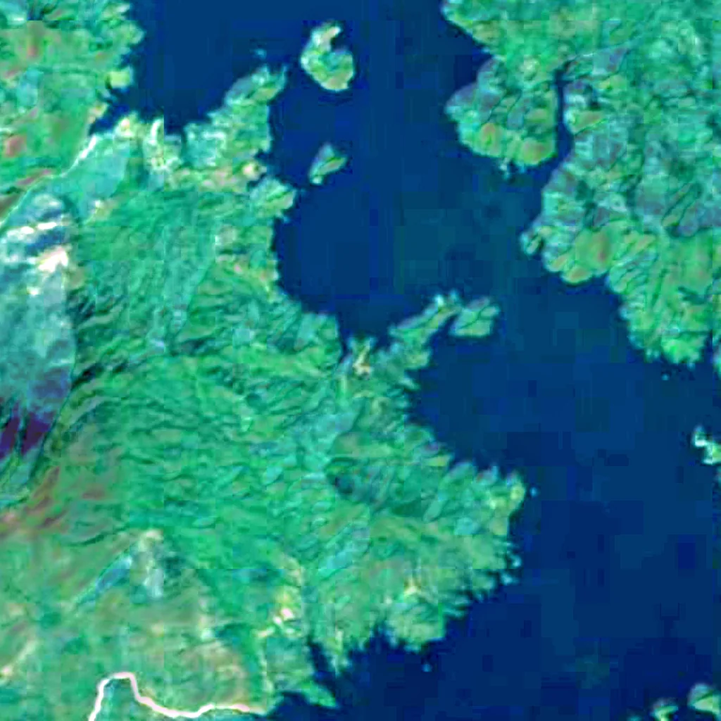 The ground above Padah-Lin Caves (Sentinel-2)