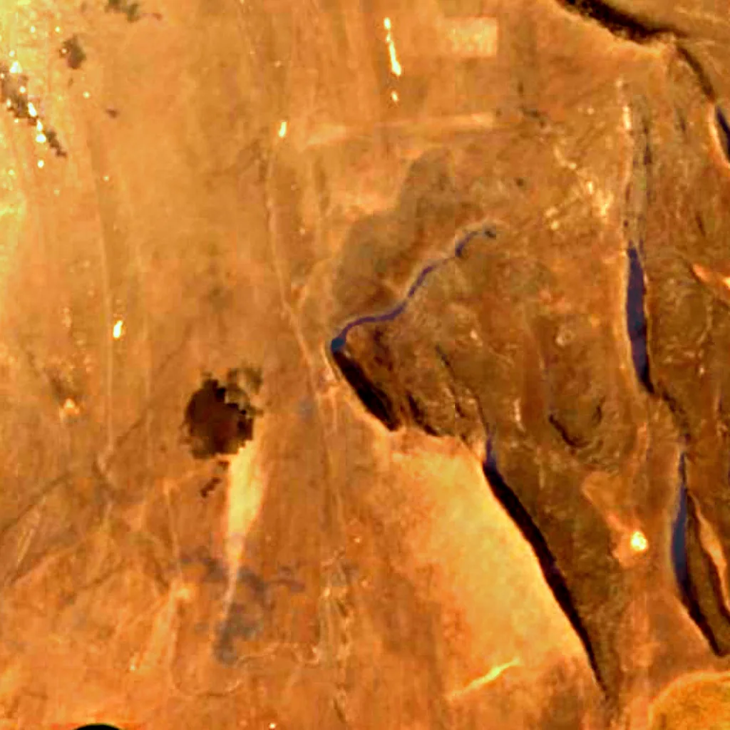 The ground above Paisley Caves (Sentinel-2)
