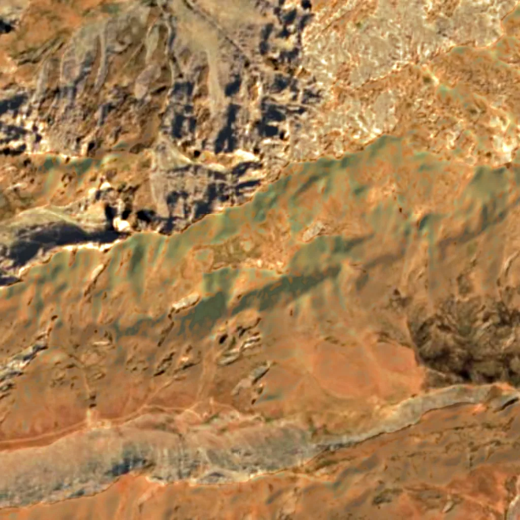 The ground above Paraw Cave (Sentinel-2)