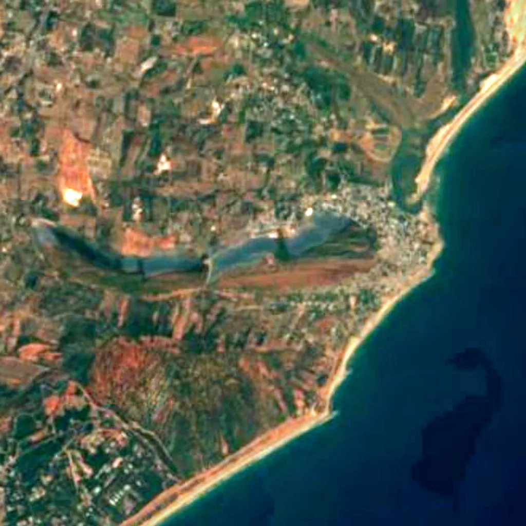 The ground above Pavurallakonda (Sentinel-2)